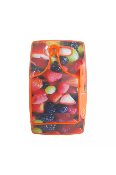 Kovar Printed Plastic Kitchen Cutting Board With One Small Paddle Cutting Boa...