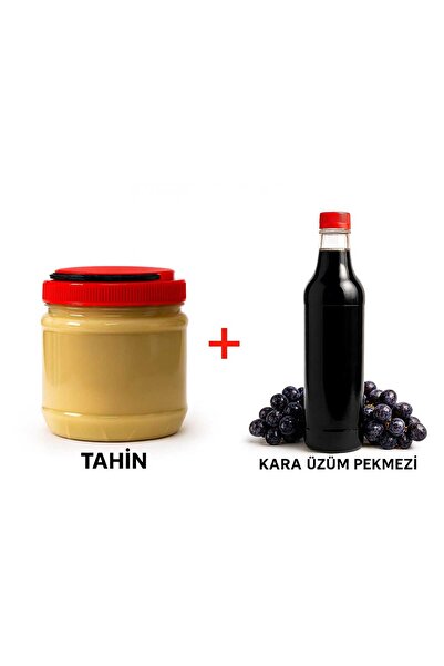 hataytanyöresel 1 KG EV YAPIMI ÜZÜM PEKMEZİ + 1 KG KATKISIZ TAHİN