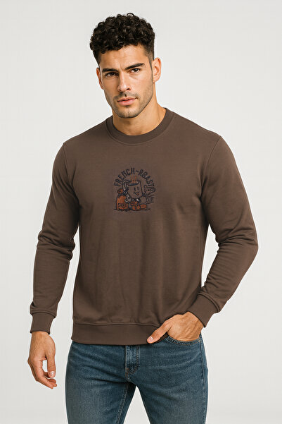 Stylein Boys Printed Crewneck Sweatshirt