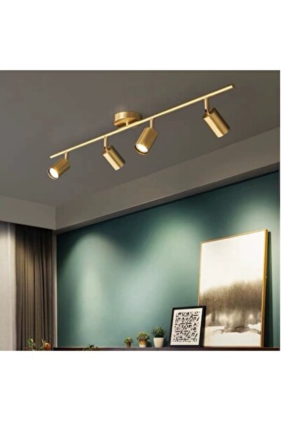 trandafi led LED Spot Wall Light with GU10 Bulb 40W Gold Warm Light - AP705-4FGD