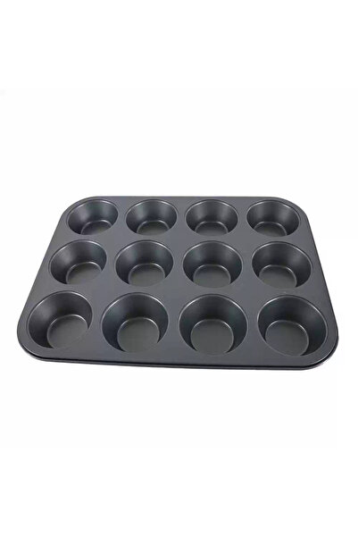 HOME MAKER صينية مافن AVCI غير لاصقة وسهلة التنظيف - 12 كوب صغير