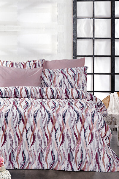 Pazarika Prah i ljubičasta talas Sa deznom Set posteljine – Moderni apstraktn...