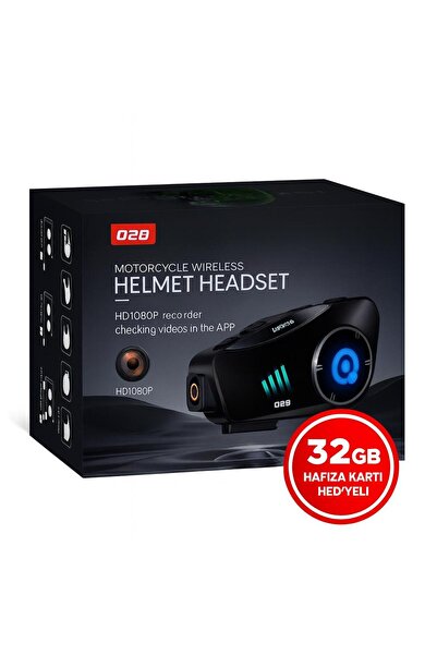 ON6 store Q28 Bluetooth 5.3 Motosiklet Kask Kulaklığı – Full HD 1080P Kamera,...