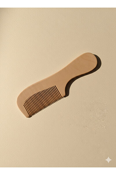 Altın express مشط خشبي طبيعي - مشط شعر ومشط لحية بتأثير تدليك مضاد للكهرباء الساكنة