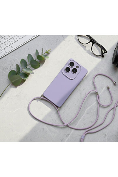 emybox حافظة هاتف ناعمة من السيليكون المخملي من سلسلة Urban مع حزام للرقبة له...