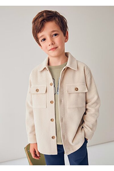 MAYORAL قماش مجدّل قميص مخملي للأولاد 4124