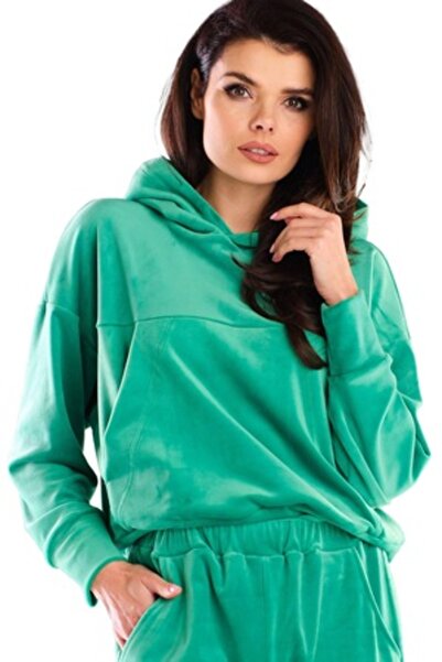 Awama Hanorac, Poliester, Negru/Verde