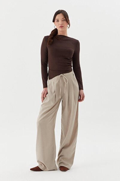 Shopping Shop Pleated lace detailed Palazzo Pants tas