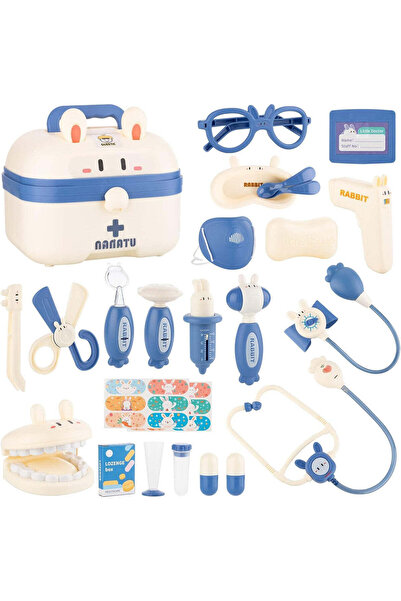 M.A&F's Doctor Kit for Kids Pretend Play Medical Playset with Stethoscope