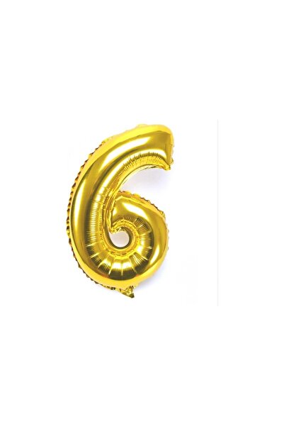 ENG PARTİ DÜNYASI Gold Number Foil Balloons 0–9 |   Shiny Gold Birthday and P...