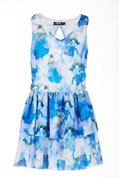 Awama Dress A501, Awama, Polyester, Blue