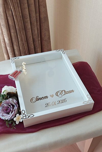 Verda Çerçeve 30X40 cm Led Deep Design Rose Box Memory Frame! Mirror Frame!