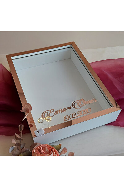 Verda Çerçeve 30X40 cm Led Deep Design Rose Box Memory Frame! Mirror Frame!