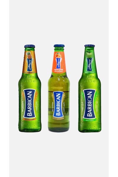 BARBİCAN Malt İçeceği 3'lü Kombo ( Ananas , Portakal , Elma )