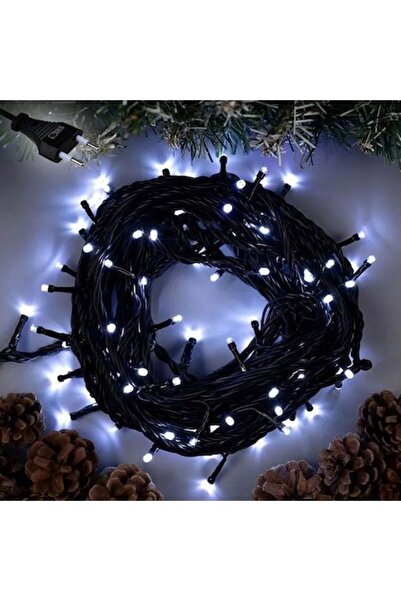 Zet Ghirlandă luminoasă de Crăciun cu LED-uri albe, 9 m, 140 LED-uri