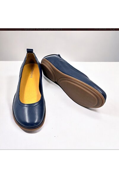 Freefoot Hakiki Deri Kadın Günlük Babet