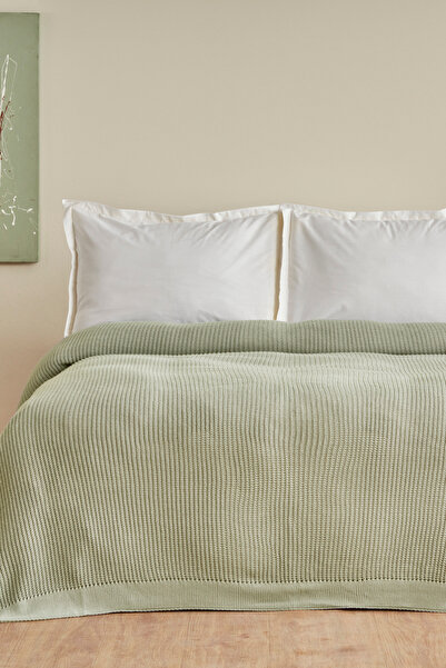 Karaca Home Cool Touch Knitwear Blanket Green