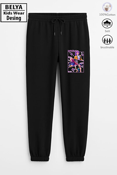 Belya Kids Wear Φούτερ για κορίτσια με ελαστικό πόδι από βαμβάκι με 3 κλωστές...