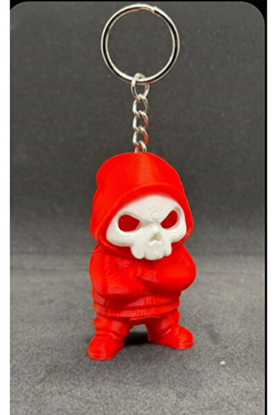 Kanem3D Hooded Skull Keychains