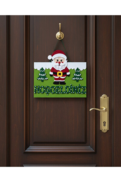 liya lazer pleksi Yılbaşı Temalı Kapı Süsü