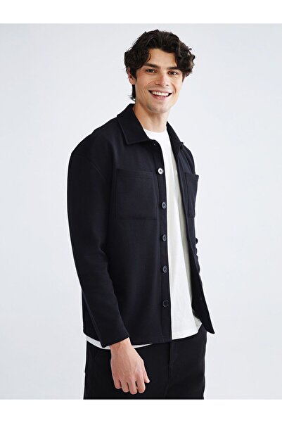 LC Waikiki Xside Polo Collar Buttoned Men's Cardigan