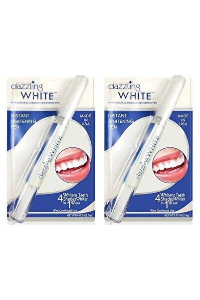 dazzling white 2Pcs Instant Whitening Pen White 2grams