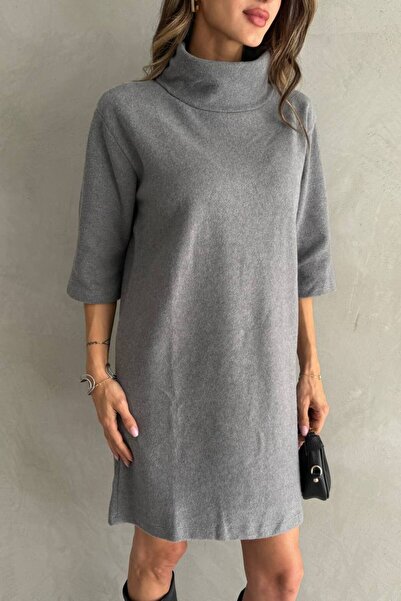 Ulino Φόρεμα με ζιβάγκο, φαρδιά γραμμή και σχέδιο σαρόνταν