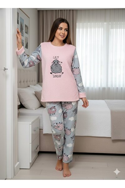 SVS Kadın Polar Pijama Takımı
