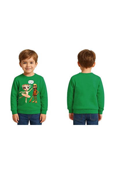 SEDİRLİ Унисекс детска блуза с принт Braınrot, 3-слойна Sherpa