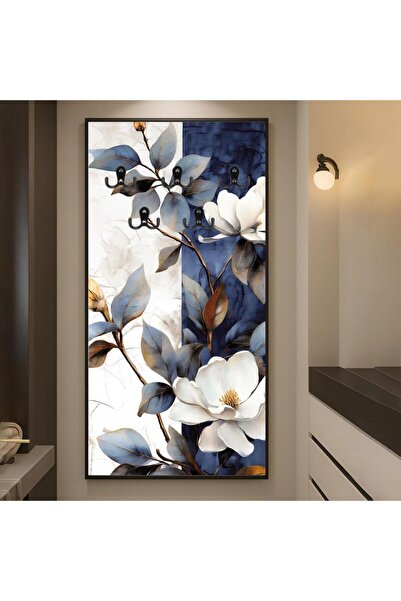 4gdran لوحة قماشية بتصميم مودرن لتعليق الملابس مع برواز شامبين مجوف