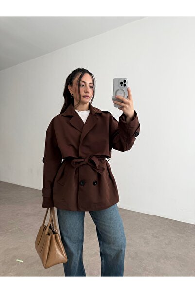 NET OF NOT Yeni Sezon Viral Kadın Trençkot