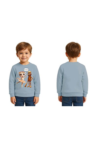 SEDİRLİ Unisex Braınrot cu imprimeu Copii Swae tricou 3 fire cu borduri