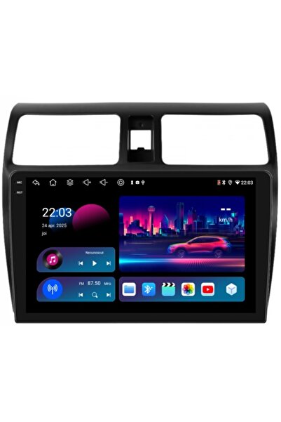 Piloton Navigație dedicată pentru Suzuki Swift 3 (2005-2010) 10" 4GB/64GB Octa-Core