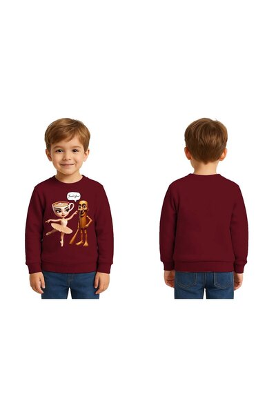 SEDİRLİ Unisex Braınrot cu imprimeu Copii Swae tricou 3 fire cu borduri