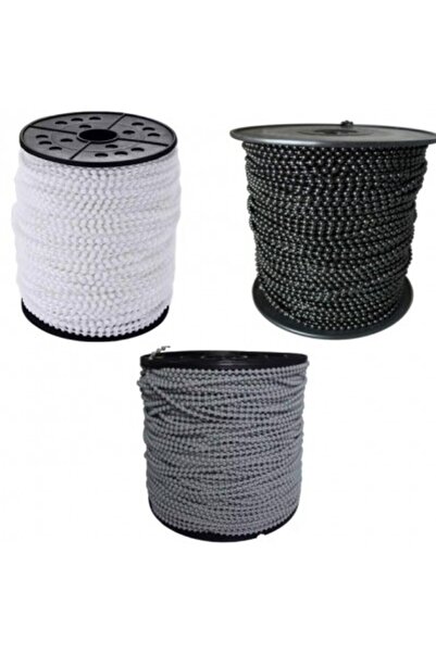 Altınes Cam Balkon Boncuk İp - Siyah