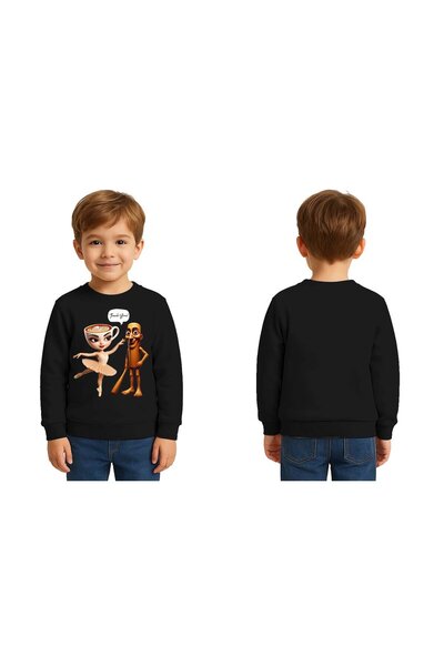 SEDİRLİ Unisex Braınrot cu imprimeu Copii Swae tricou 3 fire cu borduri