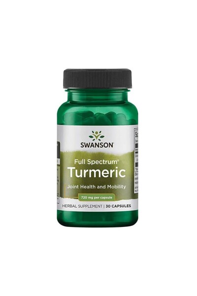 SWANSON Turmeric 720mg 30 Capsule,