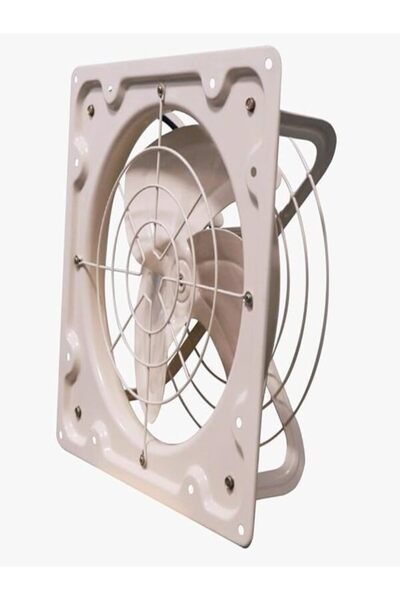 Generic 20×20 cm Iron Wall Ventilation Fan – Easy to Install, Powerful Ventilation, Ideal for Kitchens, B