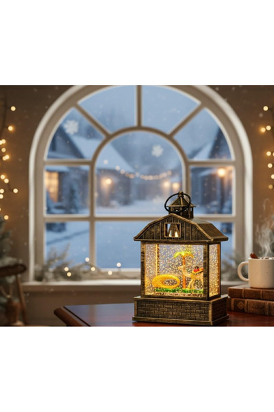 Generic DYD Dubai Water Globe Lantern – Featuring Camel, Palm Tree & Museum of the Future