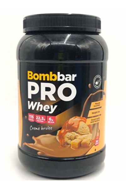 BOMBBAR Premium Whey Protein 900g Creme Brulee Flavor