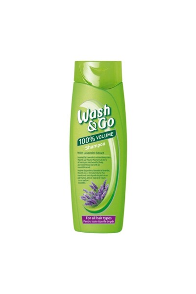 WASH&GO Wash & Go Shampoo with Lavender Extract, for All Hair Types, 180 ml