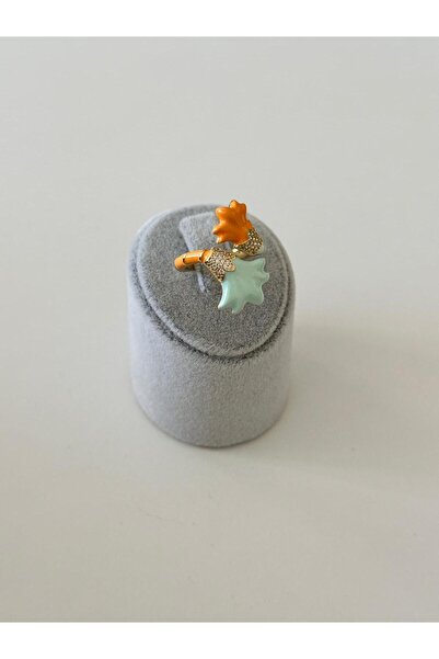 Charmist خاتم من سلسلة خاصة مينا مزدوجة اللون