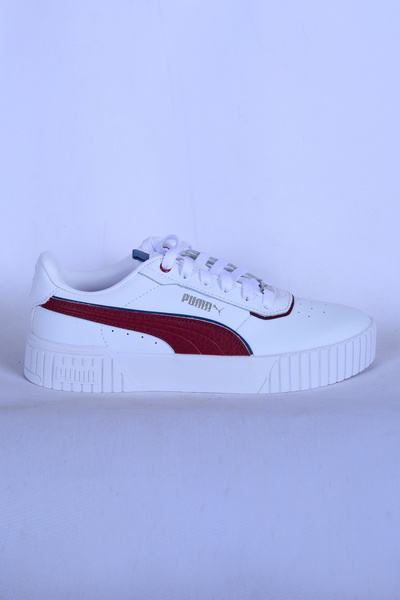 Puma 395017 07 Carina 2.0 Lux Bağcıklı Ortapedik Taban Kırmızı Detay Çizgili ...