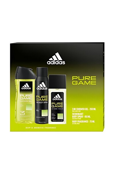 adidas Set cadou pentru bărbați Pure Game - Deodorant spray 75 ml, Deodorant ...