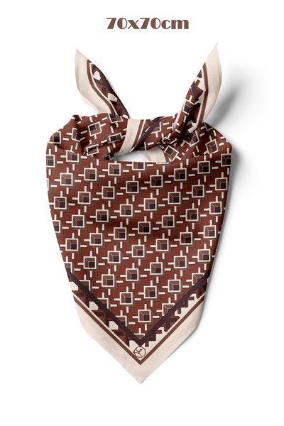 tuaipek KANVAS PATLAMASI Desen 70*70cm Bandana/Fular