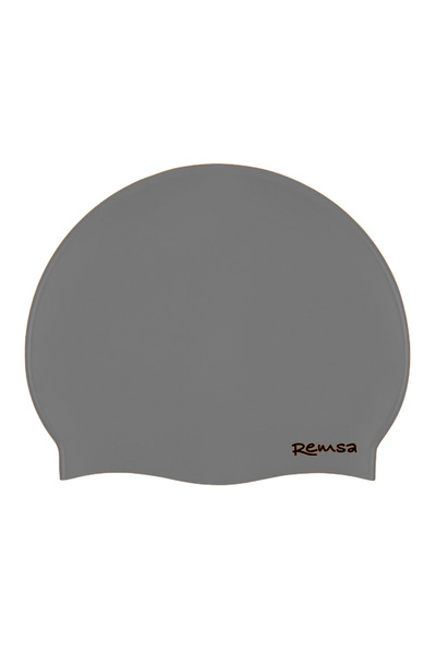 Remsa Mayo Remsa Silicone Pool Sea Swimming Cap Rsb-01 Gray