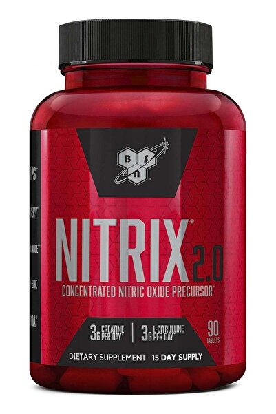 BSN Nitrix 2.0 Dietary Supplement 90 Tablets 30 Serving
