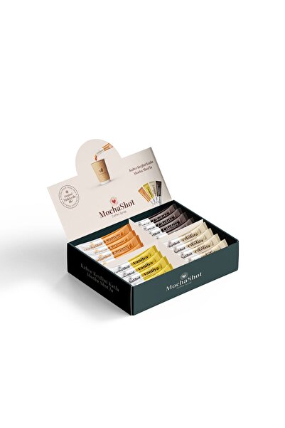 Mocha Shot Kahve Şurubu Barista Kit 25 Adet x 4 Çeşit (100 Adet)