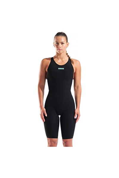 ARENA Powerskin Veloce Ob / Black-Teal Women's Swimming Competition Swimsuit (Size F)