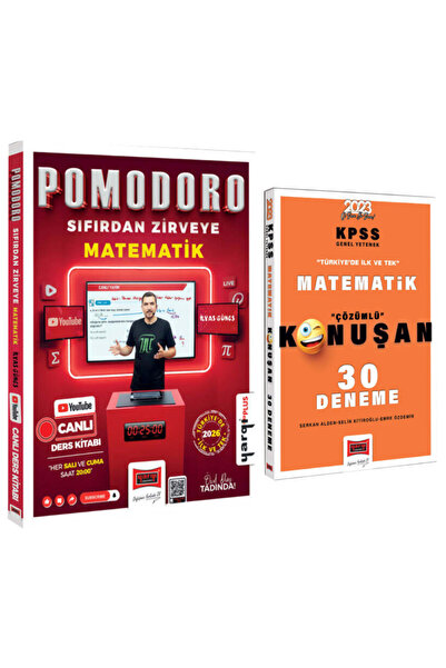 Yargı Yayınları Pomodoro Sıfırdan Zirveye KPSS ALES DGS MEB-AGS TYT-AYT Matem...